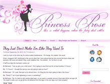 Tablet Screenshot of princessjenn.com